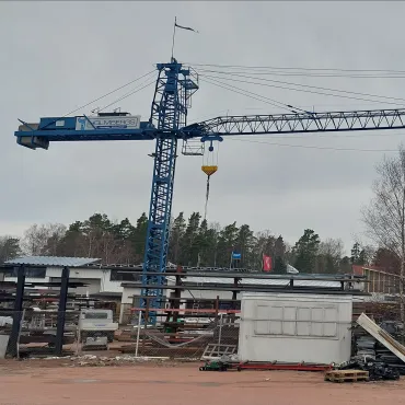 Kranmålning. (Holmbergs AB)